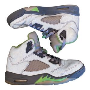 VTG Nike Air Jordan 5 Retro Green Bean Size 10 *Rare*2006🔥CLEAN ORIGINAL